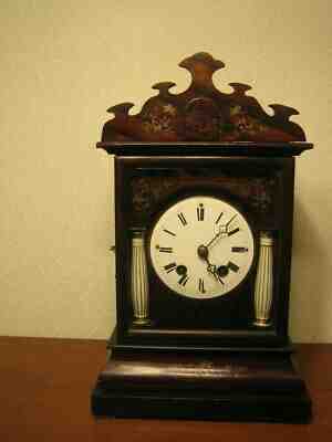 RARE  ANTIQUE  MANTEL  CUCKOO CLOCK   Alexander Fleig