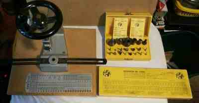 VINTAGE BERGEON 6200 CLOCK BUSHING MACHINE REPAIR TOOL And Various Accessories.