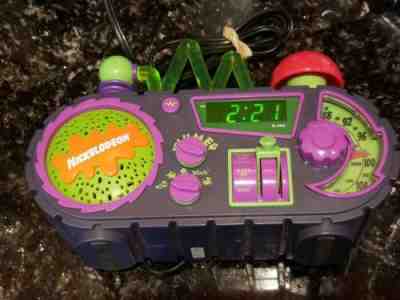 VINTAGE Nickelodeon Time Blaster Rise & Slime Alarm Clock Radio 1995 Excellent