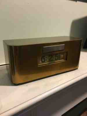 Silvercrest Bronze Digital Clock 1940s-50s