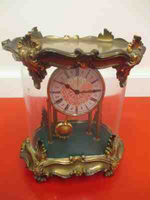 ANTIQUE--- VINTAGE--- GERMAN--- "SCHMID" ---KEY WOUND--- 8 DAY CLOCK --- WORKS