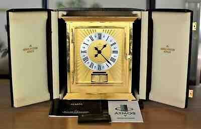 Jaeger LeCoultre Atmos clock Royale Gilt 
