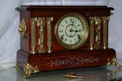 SETH THOMAS Mantel Antique Clock c 1901 Beatiful  Totally RESTORED --
