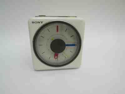 Sony Clock Radio Alarm Melody ICF-A10W Vintage 1980s