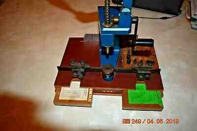 KWM ELMA BUSHING MACHINE TOOL clock repair for project with accessories