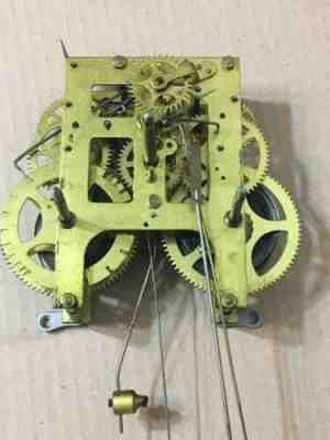 Antique Ithaca Grandfather Clock Movement New Haven Welch Era