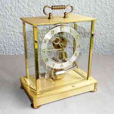VINTAGE KUNDO ELECTROMAGNETIC KIENINGER & OBERGFELL MANTLE CLOCK