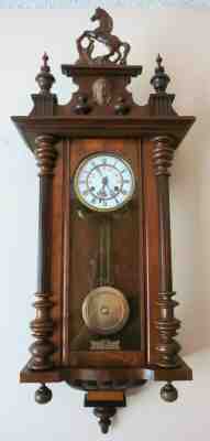 Antique Kienzle Large German wall clock Vienna Regulator 1890