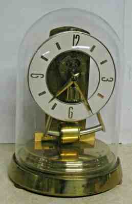 Kundo Kieninger Obergfel Electromagnetic Skeleton Clock Under Glass Dome Working