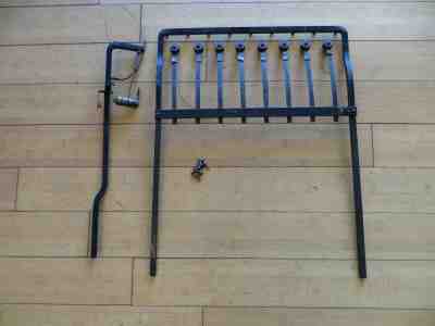 Tubular bell bracket for 9 tube grandfather clock, Durfee style