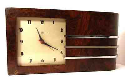 VTG 1933 Gilbert Rhode World's Fair for Herman Miller Art Deco Clock #4082