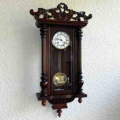 ANTIQUE SCHLENKER & KIENZLE VIENNA REGULATOR WALL CLOCK