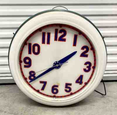 Electric Neon Clock Company Clock