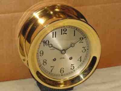 CHELSEA VINTAGE SHIPS BELL CLOCK 6 DIAL 1967 RESTORED