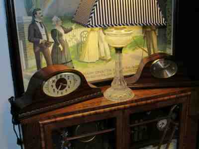 TWO  Revere & General Electric Westminster chime clocks Telechron motored clock