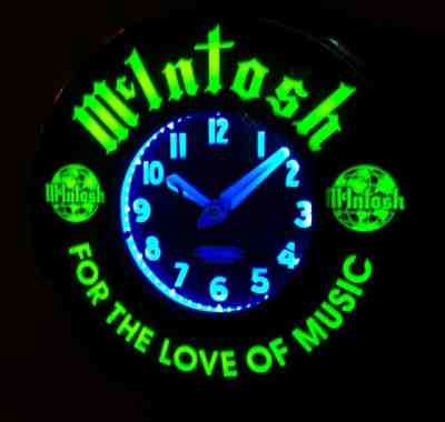 A 22" McIntosh  Neon clock by Curtis. 