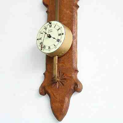 WUBA Antique GRAVITY Wall TOP!! Condition Clock RARITY Germany SERVICED Pendulum