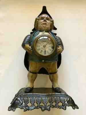 1856 Bradley & Hubbard Cast Iron Blinking Eye Clock