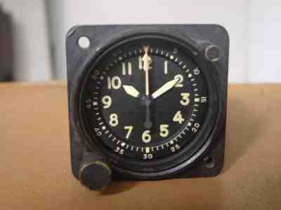 Vintage Waltham Aircraft Clock / Chronograph ..... A 13A .... 8 Day Clock