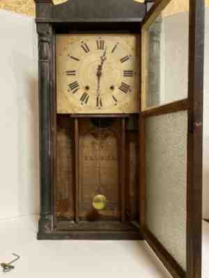 Antique 1800s Eli Terry Patent Clock 