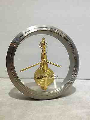 JAEGER LECOULTRE  SKELETON CLOCK 8 DAYS 16 JEWELS  BAGUETTE  MOVEMENT   