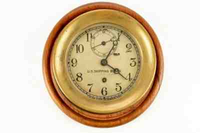 Chelsea Ship Clock Shipping Board Maritime 1915 Nautical Boston Bridge USSB Navy