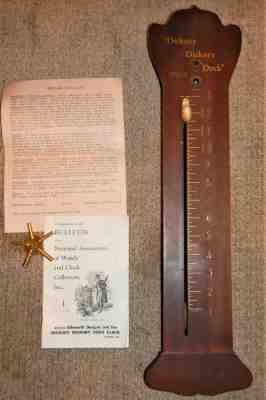 Vintage German Hickory Dickory Dock Climbing Mouse Novelty Wall Clock WORKING