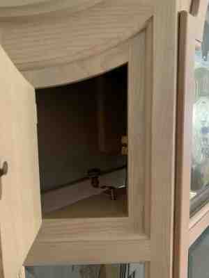 Grandfather Clock Howard Miller Model 610-442 Curio serviced and working