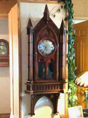 Massive Gothic Bracket Clock, 1840 James Condliff, Triple Fusee 8 Bell Movement