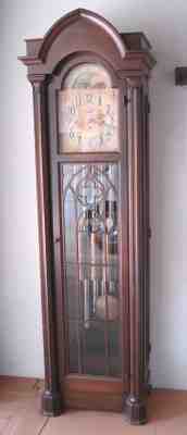 COLONIAL MFG ZEELAND, MI  7 TUBE WESTMINSTER CANTERBURY CLOCK HERSCHEDE MOVEMENT