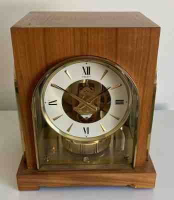 Fully Serviced! 1969 Jaeger LeCoultre Atmos 528-8 *Cosmos* Wood Clock- Working!