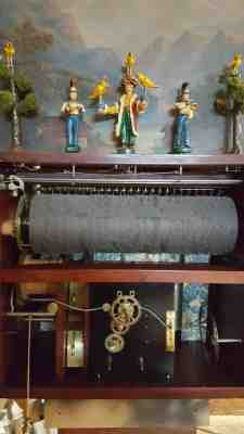 CIRCA 1850 JOHANM REITERBACK ORGAN CLOCK 50+ PIPES & ANIMATED FIGURES project