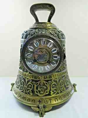 Japy Freres Bronze Bell Mantle Clock