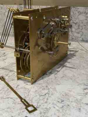 EMPEROR GRANDFATHER CLOCK 300 PENDELL 110CM MOVEMENT W/ 3 ORIGINAL CHAINS