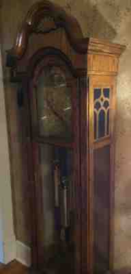 Stunning Howard Miller Triple Chime Grandfather Clock Excellent Working Order