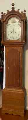 Longcase Clock By Hammond Nichols clock maker in Canterbury England about 1789. 