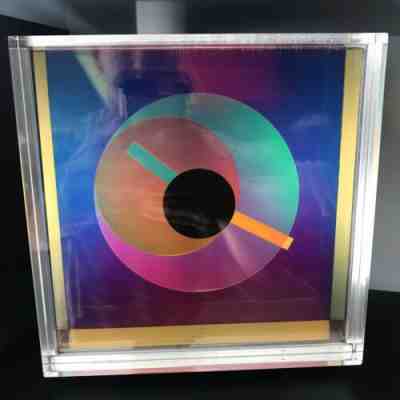 Vintage Mid Century Modern Kirsch Hamilton Chrono Art Prisma Clock
