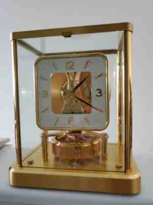 JAEGER LECOULTRE eCoultre Atmos clock, Caliber 540 GOLD RARE CLOCK OLD ANTIQUE 