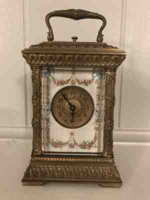 Antique 1890 Tiffany & Co. Made in Paris France Drocourt Movement Carriage Clock
