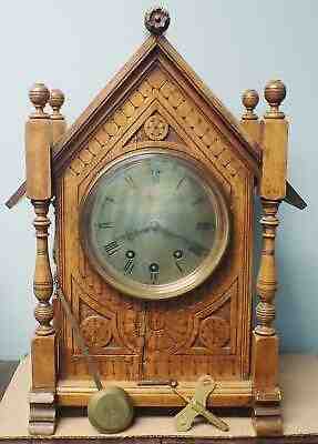 ANTIQUE MASSIVE FRENCH 8-DAY 8 BELL STRIKING MANTEL CLOCK CHAS DESPREZ 4 RESTORE