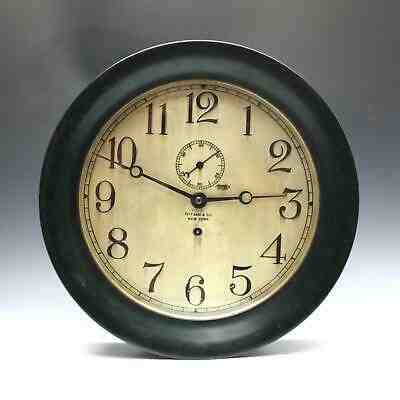 Antique LARGE 10" Dial Tiffany & Co Dial Chelsea Pilot House Bronze Ships Clock