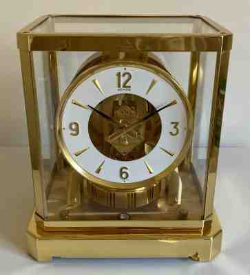 Fully Serviced Early 1980's Jaeger LeCoultre ATMOS 528-8 Clock- Working!