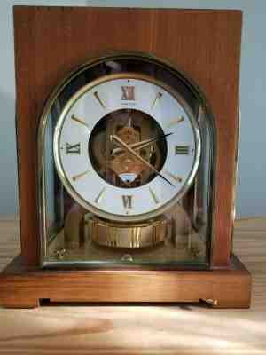 Rare Wooden LeCoultre Atmos GRUEN COSMOS Clock 1960-70's