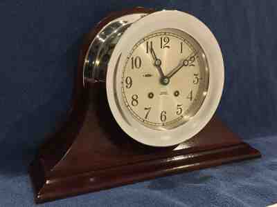 **FULLY RESTORED** 1959 Chelsea Ships Bell Clock 6" With Base Serial No. 620734