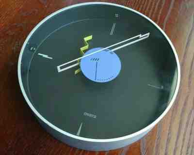 Vintage 1984 CANETTI Art Time Postmodern Memphis Era Clock