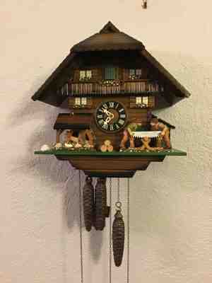 Romance Swiss Made Der Frohliche Wanderer Edelweiss R Rogers Cookoo Clock