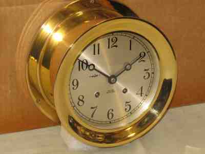 CHELSEA VINTAGE SHIPS BELL CLOCK 6 DIAL 1972 RESTORED