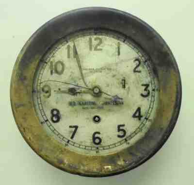 CHELSEA CLOCK CO U.S, MARITIME COMMISSION SHIPS CLOCK PARTS PROJECT