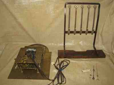 Vintage Revere 5 Tube Grandfather Clock Movement Set Parts Repair