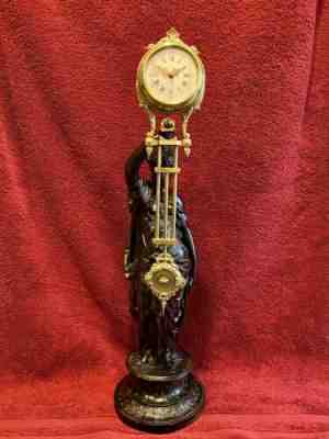 Rare French Swinger “Guilmet” Mystery Clock 1878